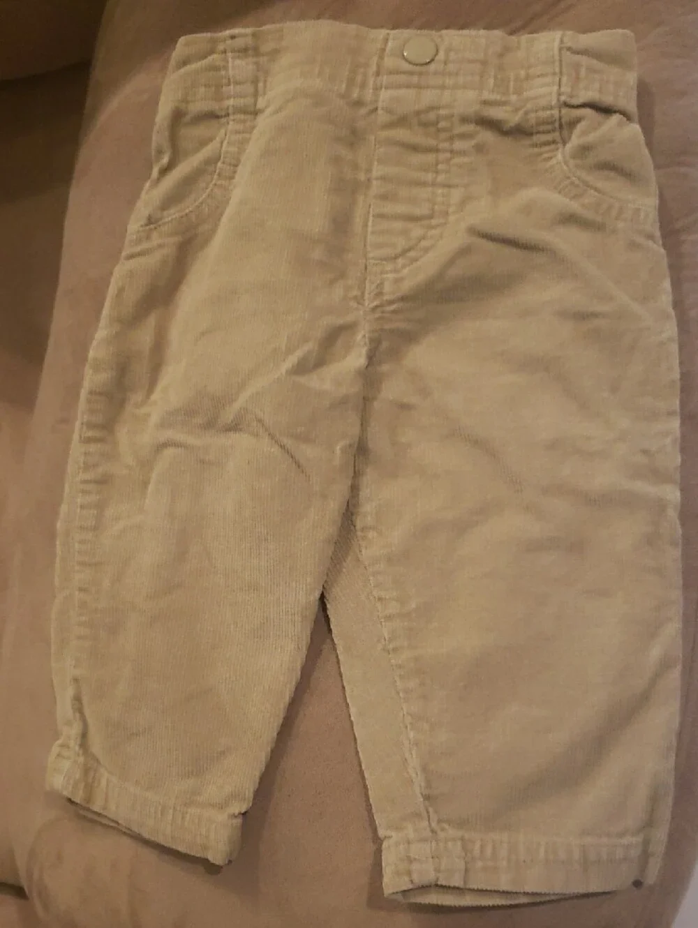 4 Kids Elastic Waist Pull-On Bottoms - Black, Blue, Navy, Tan 6/9 Month